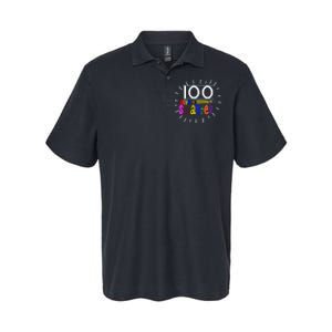 100 Days Smarter Cute 100th Day Of School Softstyle Adult Sport Polo