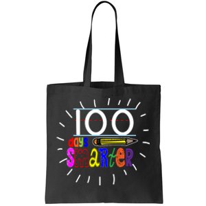 100 Days Smarter Cute 100th Day Of School Tote Bag