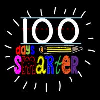100 Days Smarter Cute 100th Day Of School Poster