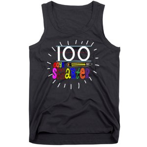 100 Days Smarter Cute 100th Day Of School Tank Top