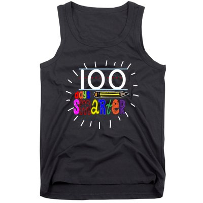 100 Days Smarter Cute 100th Day Of School Tank Top