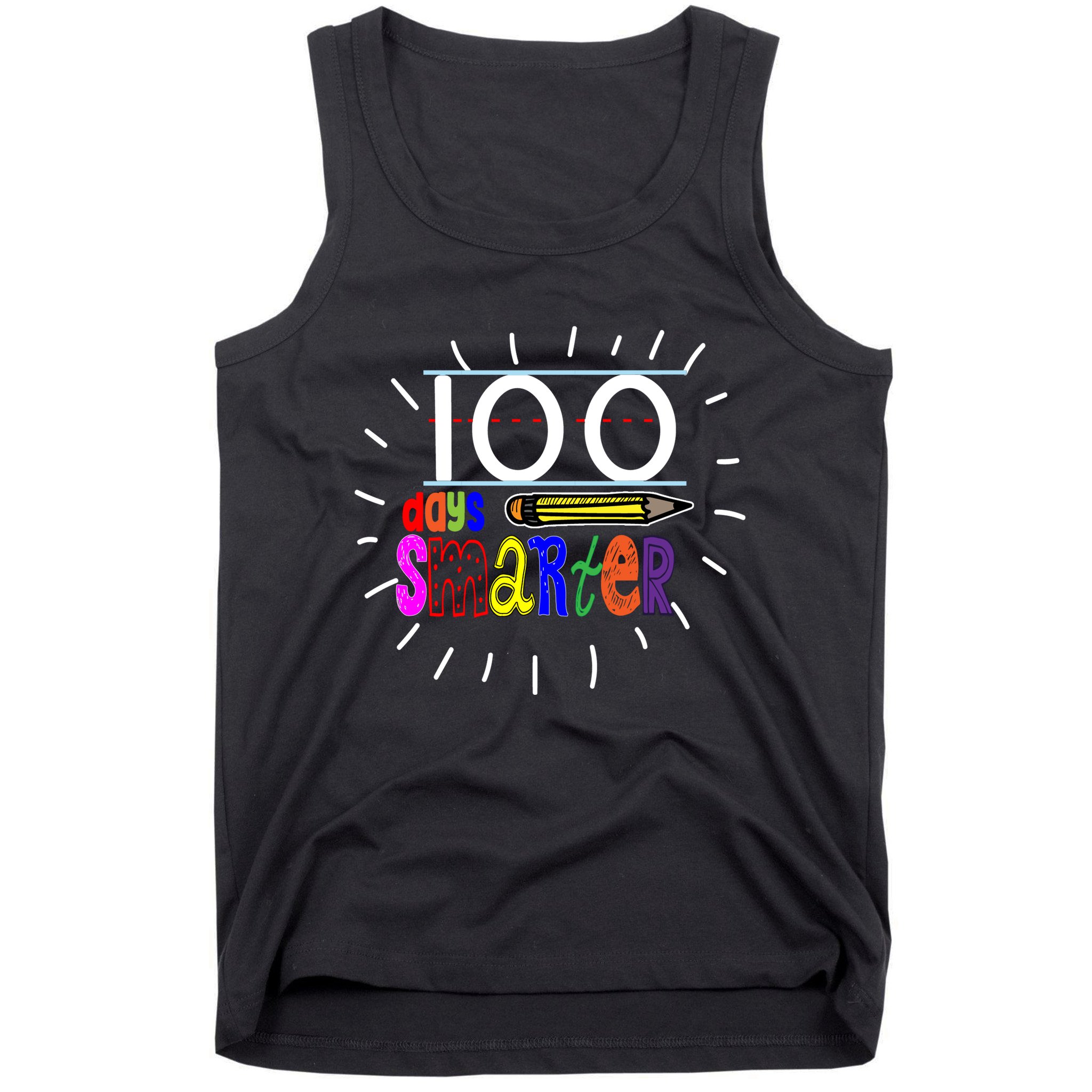 100 Days Smarter Cute 100th Day Of School Tank Top