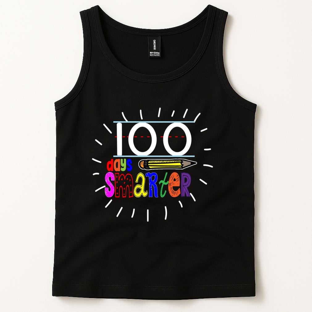 100 Days Smarter Cute 100th Day Of School Tank Top