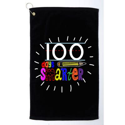 100 Days Smarter Cute 100th Day Of School Golf Towel