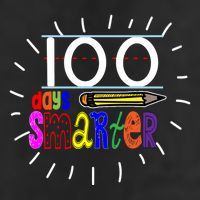 100 Days Smarter Cute 100th Day Of School Golf Towel