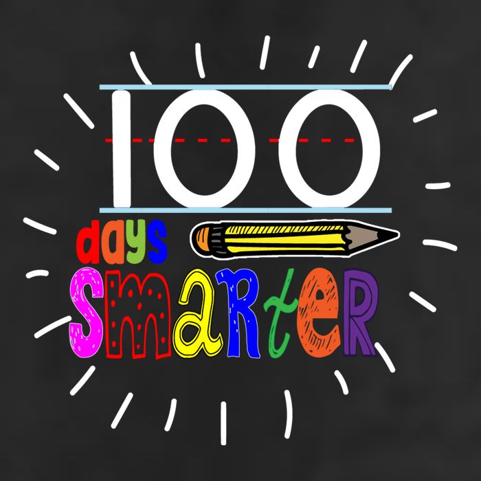 100 Days Smarter Cute 100th Day Of School Golf Towel