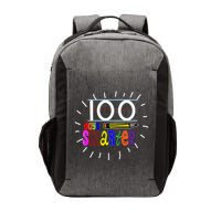 100 Days Smarter Cute 100th Day Of School Vector Backpack