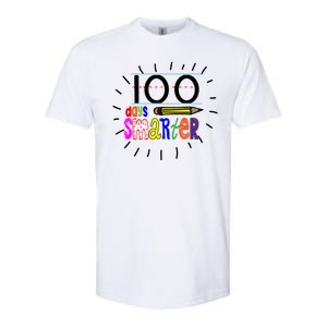 100 Days Smarter Cute 100th Day Of School Softstyle CVC T-Shirt