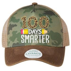 100 Days Smarter Teacher Or Student 100th Day Of School Legacy Tie Dye Trucker Hat