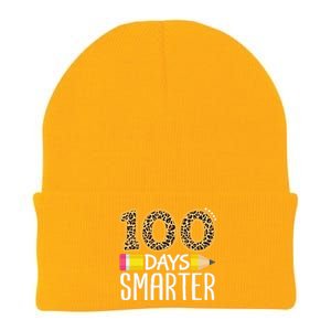 100 Days Smarter Teacher Or Student 100th Day Of School Knit Cap Winter Beanie