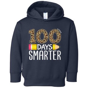 100 Days Smarter Teacher Or Student 100th Day Of School Toddler Hoodie