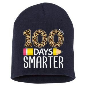 100 Days Smarter Teacher Or Student 100th Day Of School Short Acrylic Beanie