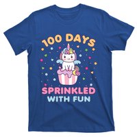 100 Days Sprinkled With Fun Cute Unicorn 100th Day Of School Gift T-Shirt