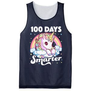 100 Days Smarter Unicorn Teacher 100th Day Of School Mesh Reversible Basketball Jersey Tank