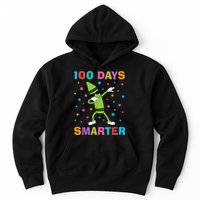 100 Days Smarter 100th Day of School Dabbing Crayon Hoodie