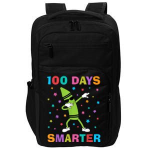 100 Days Smarter 100th Day of School Dabbing Crayon Impact Tech Backpack