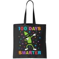 100 Days Smarter 100th Day of School Dabbing Crayon Tote Bag