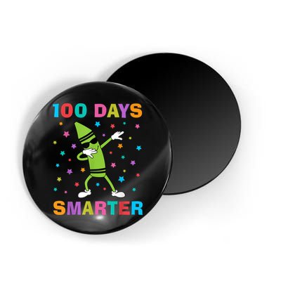 100 Days Smarter 100th Day of School Dabbing Crayon Magnet