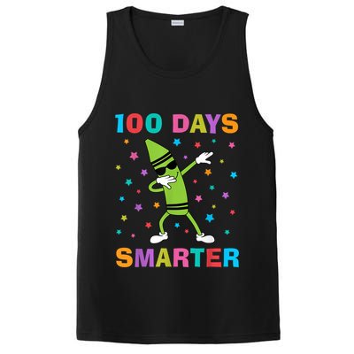 100 Days Smarter 100th Day of School Dabbing Crayon PosiCharge Competitor Tank