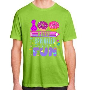 100 Days Sprinkled With Fun Donut 100th Day Of School Gift Adult ChromaSoft Performance T-Shirt