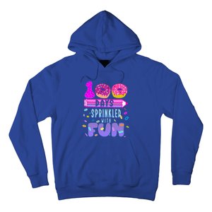 100 Days Sprinkled With Fun Donut 100th Day Of School Gift Hoodie