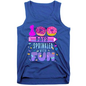 100 Days Sprinkled With Fun Donut 100th Day Of School Gift Tank Top