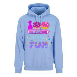 100 Days Sprinkled With Fun Donut 100th Day Of School Gift Unisex Surf Hoodie