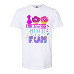 100 Days Sprinkled With Fun Donut 100th Day Of School Gift Softstyle CVC T-Shirt