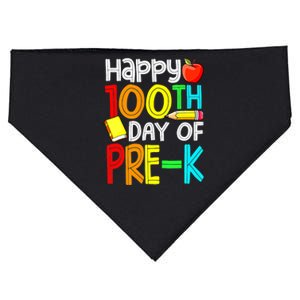 100 Days Smarter Pre K Happy 100th Day Of School Pre K  USA-Made Doggie Bandana