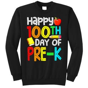 100 Days Smarter Pre K Happy 100th Day Of School Pre K  Sweatshirt