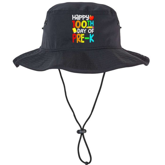 100 Days Smarter Pre K Happy 100th Day Of School Pre K  Legacy Cool Fit Booney Bucket Hat