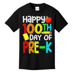 100 Days Smarter Pre K Happy 100th Day Of School Pre K  Kids T-Shirt