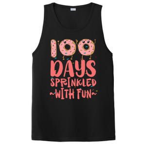 100 Days Sprinkled With Fun Donut 100th Day Of School Gift PosiCharge Competitor Tank