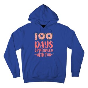 100 Days Sprinkled With Fun Donut 100th Day Of School Gift Hoodie