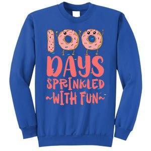 100 Days Sprinkled With Fun Donut 100th Day Of School Gift Sweatshirt