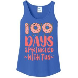 100 Days Sprinkled With Fun Donut 100th Day Of School Gift Ladies Essential Tank