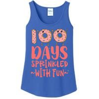 100 Days Sprinkled With Fun Donut 100th Day Of School Gift Ladies Essential Tank