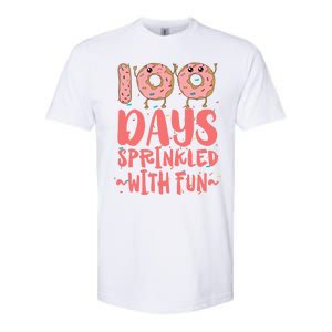 100 Days Sprinkled With Fun Donut 100th Day Of School Gift Softstyle CVC T-Shirt