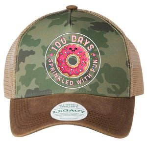 100 Days Sprinkled With Fun Donut 100th Day Of School Meaningful Gift Legacy Tie Dye Trucker Hat