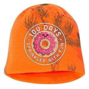 100 Days Sprinkled With Fun Donut 100th Day Of School Meaningful Gift Kati - Camo Knit Beanie