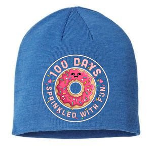 100 Days Sprinkled With Fun Donut 100th Day Of School Meaningful Gift Sustainable Beanie