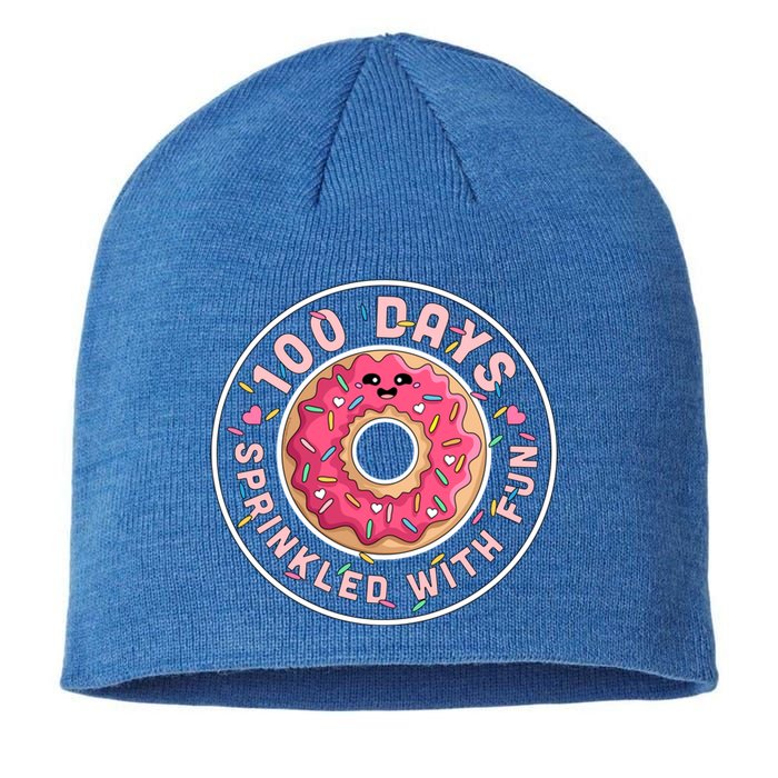 100 Days Sprinkled With Fun Donut 100th Day Of School Meaningful Gift Sustainable Beanie