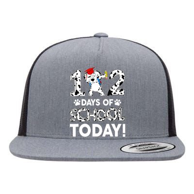 102 Days School Today 101 Days Smarter Dalmatian Dog Lovers Flat Bill Trucker Hat