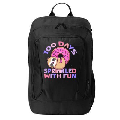 100 Days Sprinkled With Fun Donut Great Gift City Backpack