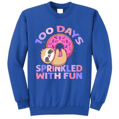 100 Days Sprinkled With Fun Donut Great Gift Tall Sweatshirt