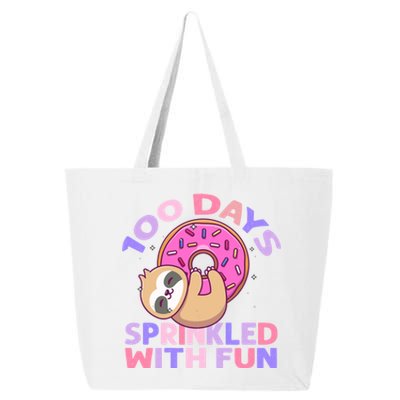 100 Days Sprinkled With Fun Donut Great Gift 25L Jumbo Tote