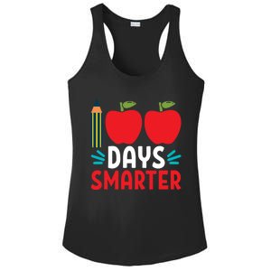 100 Days Smarter 100th Day Of School Gift Ladies PosiCharge Competitor Racerback Tank