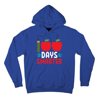 100 Days Smarter 100th Day Of School Gift Hoodie