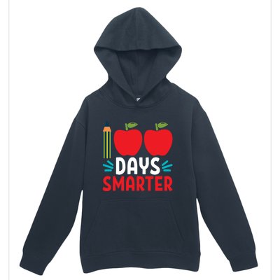 100 Days Smarter 100th Day Of School Gift Urban Pullover Hoodie