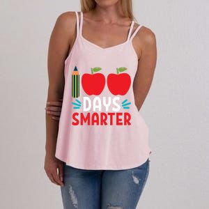 100 Days Smarter 100th Day Of School Gift Women's Strappy Tank